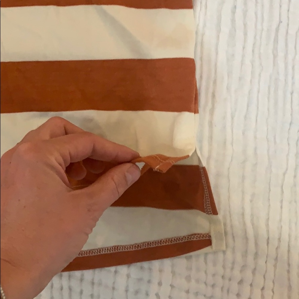 Universal Thread Striped Button Tank Top Small - Picture 3 of 5